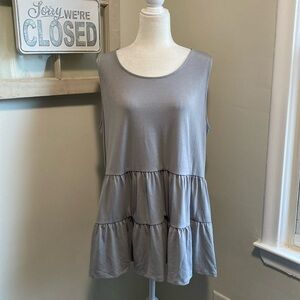 Lularoe Solid Eliana Gray NWT